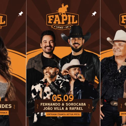 FAPIL 2026 divulga grandes atrações e aquece expectativa do público em Leme