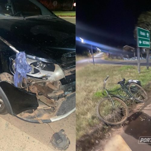 Ciclista fica ferido após atropelamento em rodovia entre Casa Branca e São José do Rio Pardo