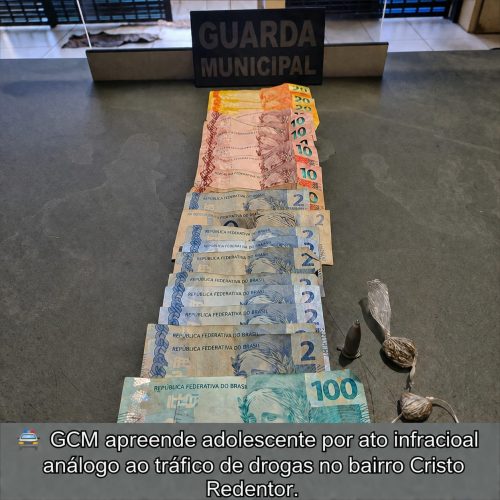 Adolescente é apreendido por ato infracional semelhante ao tráfico de drogas no Cristo Redentor em Porto Ferreira