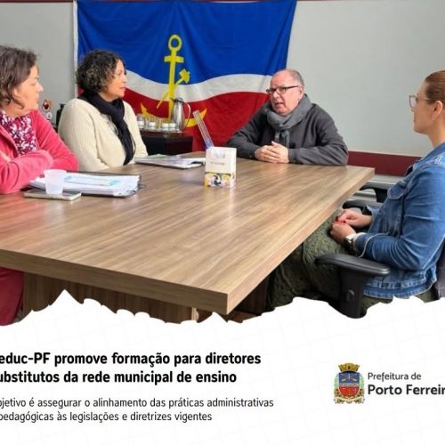 Porto Ferreira fortalece gestão escolar com formação para diretores substitutos