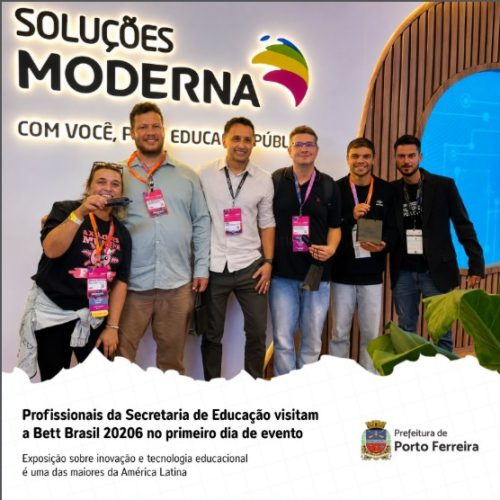 Equipe da educação de Porto Ferreira participa de evento de inovação em São Paulo