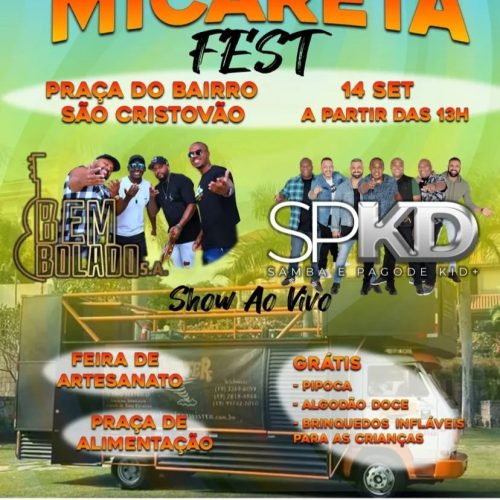 Micareta Fest promete agitar Descalvado com música, diversão e atrações gratuitas para crianças