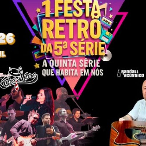 Festa retrô da 5ª série promete fim de semana de nostalgia e diversão no clube ACCPE de Casa Branca (SP)