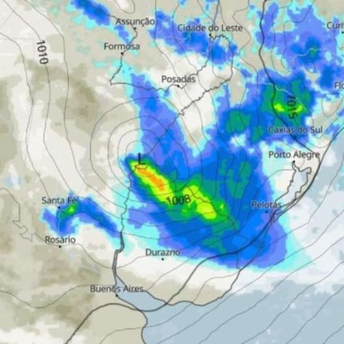 Primeiro ciclone extratropical de 2026 se forma no Sul e eleva risco de temporais