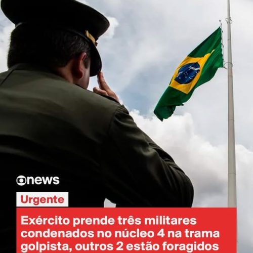 Exército cumpre prisões de militares por tentativa de golpe em 2023
