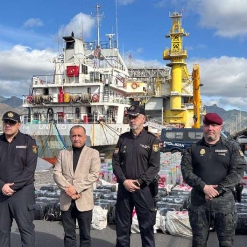 Espanha intercepta quase 10 toneladas de cocaína em navio que saiu do Brasil