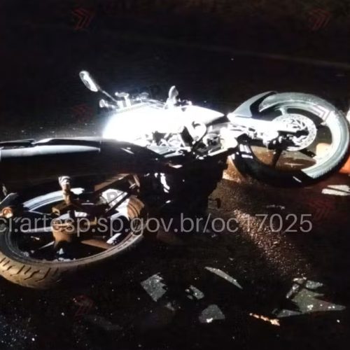 Motociclista que trafegava na contramão morre após ser atropelado na SP-344