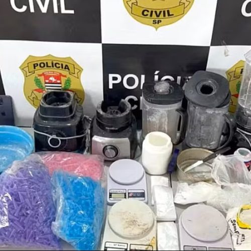 Polícia Civil desmonta laboratório de cocaína e prende suspeito de homicídio