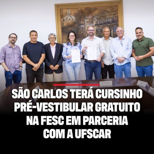 São Carlos amplia vagas em cursinho gratuito para preparação ao Enem e vestibulares