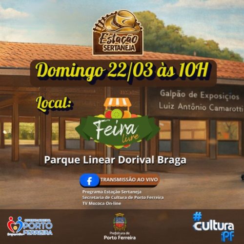 Estação sertaneja ao vivo anima manhã de domingo em Porto Ferreira