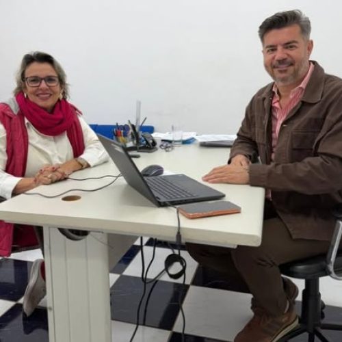 Vereadora Renata Braga e secretário Carlos Damas discutem ações para impulsionar o desenvolvimento de Porto Ferreira