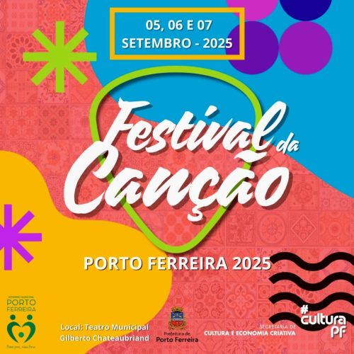 Festival da Canção de Porto Ferreira 2025 abre inscrições para talentos de todo o Brasil