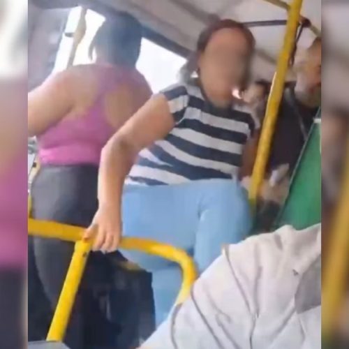 Passageiras agridem motorista após ônibus não prosseguir em ponto alagado