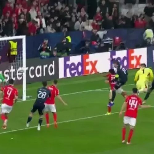 Goleiro decide no fim e Benfica elimina Real Madrid na Liga dos Campeões