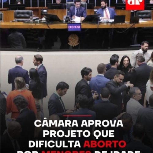 Câmara aprova suspensão de resolução que permitia aborto legal para crianças vítimas de violência sexual