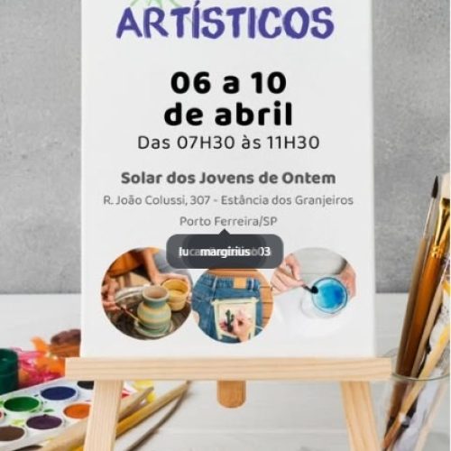 Projeto Reflexos Artísticos oferece oficinas de pintura e promove bem-estar em Porto Ferreira