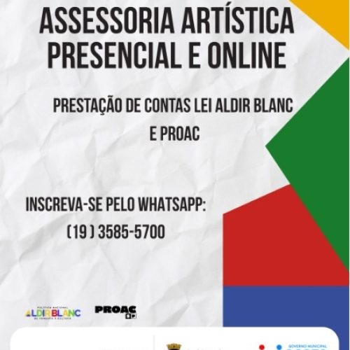 Secretaria de Cultura de Porto Ferreira abre inscrições para assessoria artística presencial e online