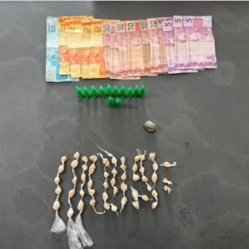 Adolescente é apreendido por tráfico de drogas no bairro Vila Maria