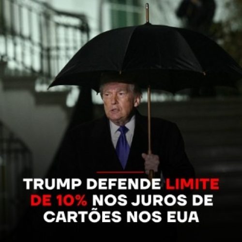 Trump propõe teto de 10% para juros de cartões de crédito nos EUA