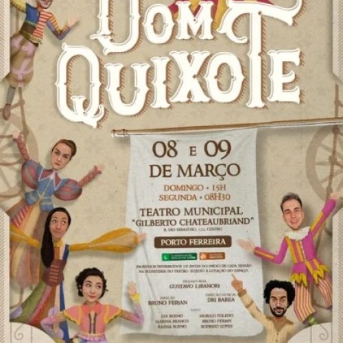 Porto Ferreira recebe o musical infantil “O Pequeno Dom Quixote”