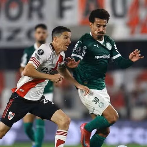 Palmeiras vence River Plate na Argentina e abre vantagem nas quartas da Libertadores