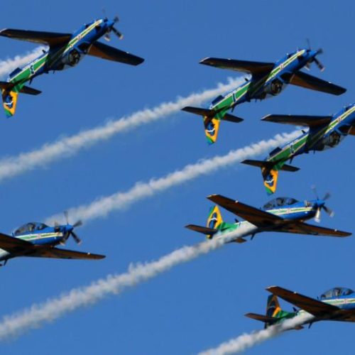 Esquadrilha da Fumaça se apresentará em Porto Ferreira no aniversário da cidade dia 29 de Julho
