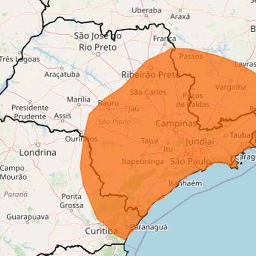 Inmet mantém alerta de perigo para chuvas intensas em SP até sexta-feira