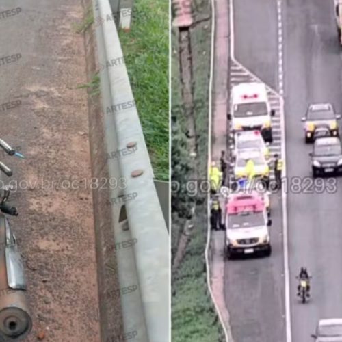 Motociclista morre em acidente no km 454 da SP-294; acidente ocorreu na manhã deste sábado (21/02)