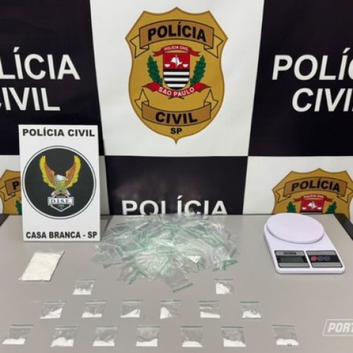 Mulher é detida com cocaína e materiais usados para o tráfico em Casa Branca