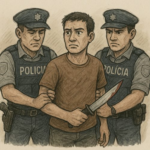 Jovem é esfaqueado pelo padrasto ao tentar defender a mãe de agressões