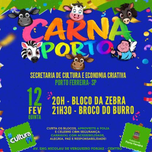 Carnaval de Porto Ferreira 2026 tem início na quinta-feira (12/02) com tradição e alegria na avenida