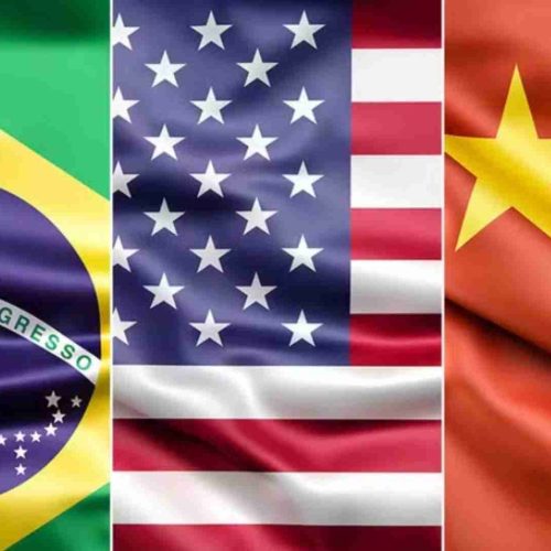 China amplia domínio sobre importações brasileiras; Brasil reduz sua dependência dos EUA