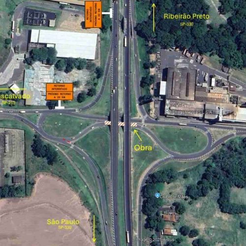 Atenção! Arteris Intervias realizará obras no viaduto da Via Anhanguera, em Porto Ferreira/SP, nesta terça-feira (20)