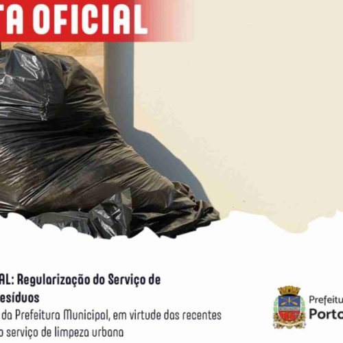 Caos no Lixo III: Nota oficial da Prefeitura de Porto Ferreira desta quinta-feira (29/01)