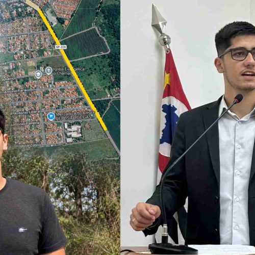Vereador Matheus Ribaldo obtém autorização do DER para Prefeitura poder asfaltar trecho de 800 metros da Avenida Rudolf Streit em Porto Ferreira