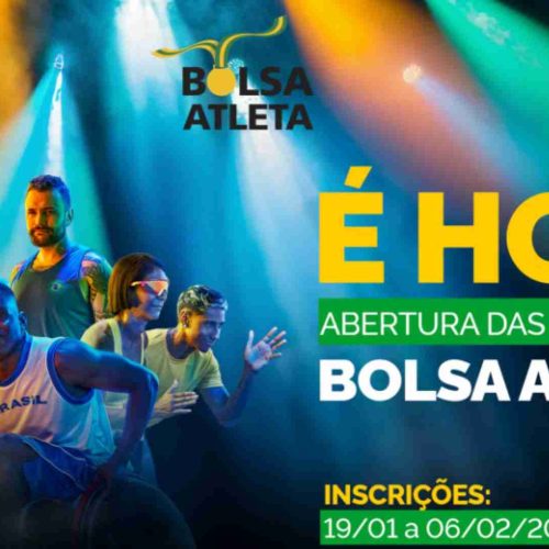 Estão abertas as inscrições para o programa “Bolsa Atleta 2026” do Governo Federal