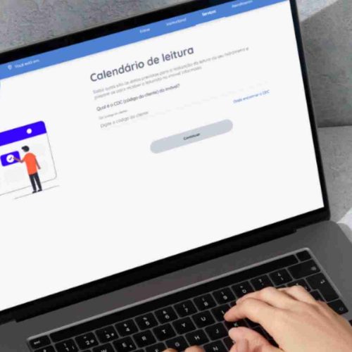 Calendário personalizado com as datas da leitura dos imóveis em Porto Ferreira já está disponível na agência virtual Minha BRK