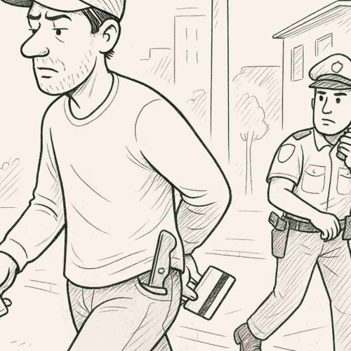 Homem é preso em flagrante por furto e fraude
