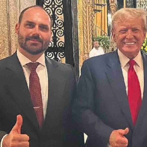 Eduardo Bolsonaro agradece a Donald Trump por sanção a Moraes sob Lei Magnitsky