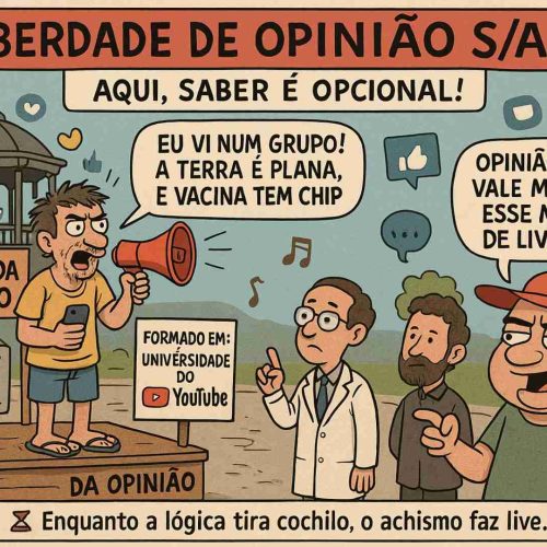 A crise do pensamento crítico: quando a opinião e achismo esquece das Ciências e da Lógica Filosófica