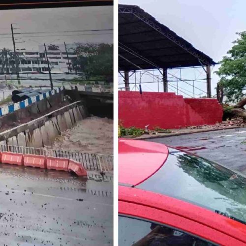 Temporal com ventos de 80 km/h causa estragos em Araraquara e mobiliza força-tarefa emergencial