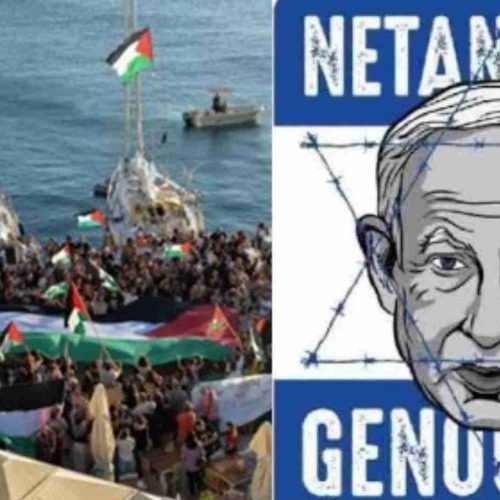 Itália e Espanha enviam navios militares para proteger “Flotilha Global Sumud” para Gaza, após ataque de drones