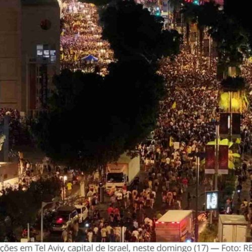 Manifestações contra guerra em Gaza se intensificam em Israel