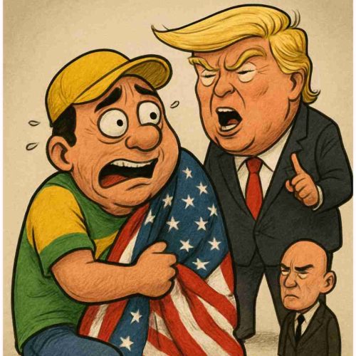 O vira-latismo veste a bandeira dos EUA
