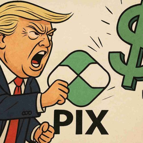 Trump mete tarifa de 50% no Brasil e agora até o Pix entrou na briga