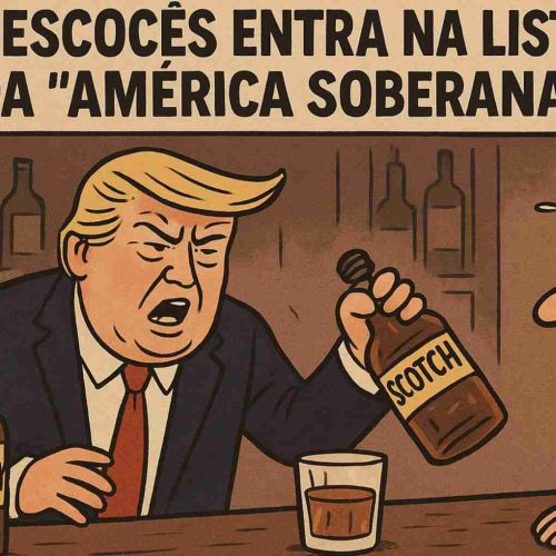 Trump declara guerra ao happy hour: uísque escocês entra no “tarifaço da América soberana”