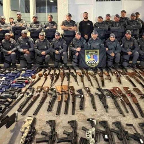 Fábrica clandestina de armas é desmantelada no interior paulista; mais de 180 armamentos apreendidos