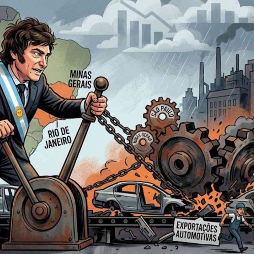 Política econômica de Javier Milei na Argentina atinge em cheio a indústria automotiva do sudeste brasileiro