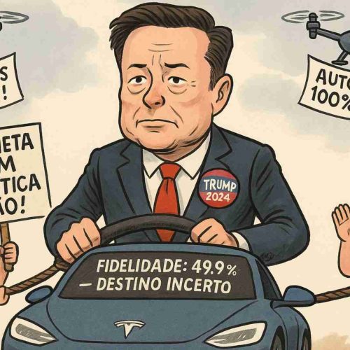 Fidelidade à Tesla despenca nos EUA após apoio político de Elon Musk a Donald Trump