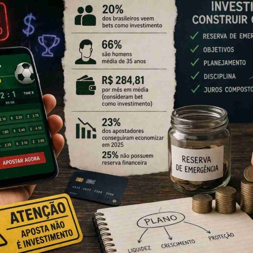 Apostas online avançam; apesar do erro são vistas como investimento por 20% dos brasileiros
